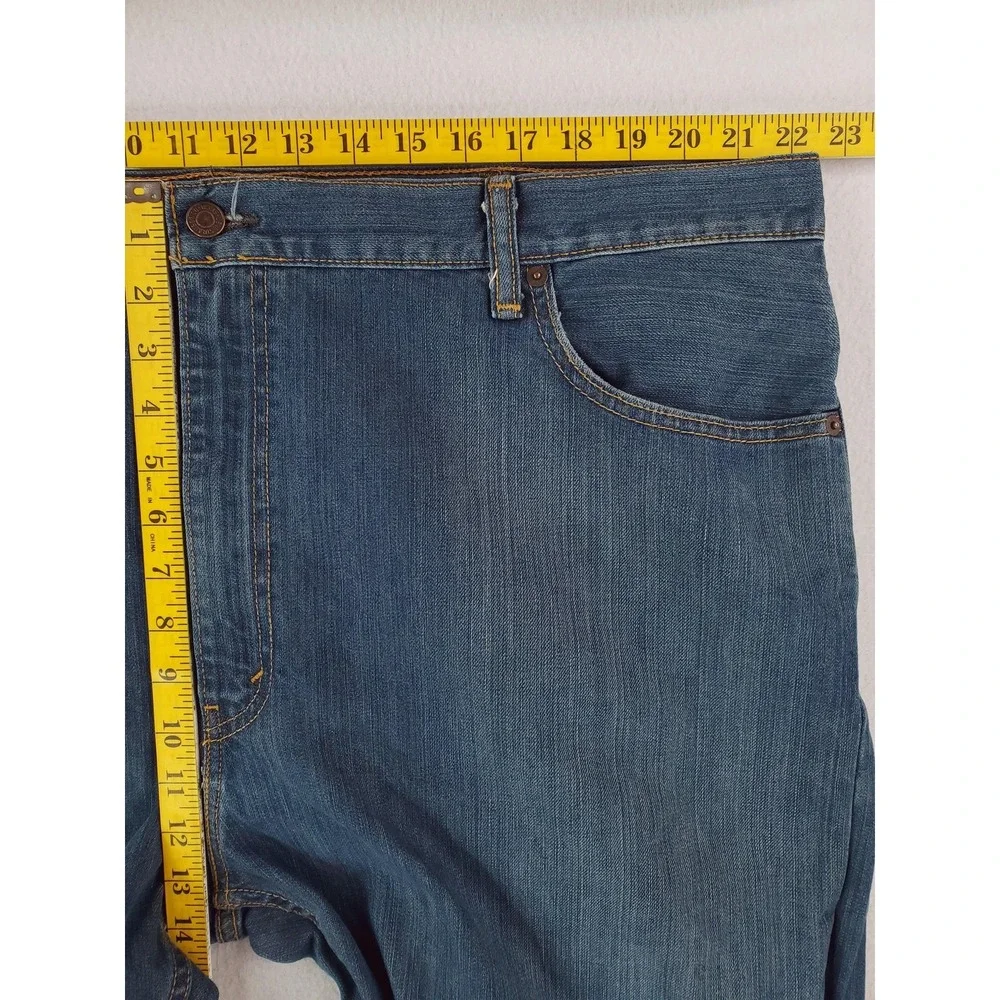 Levis 559 Jeans Mens 44x30 Blue Straight Leg Relaxed Fit Denim Medium Wash Pants